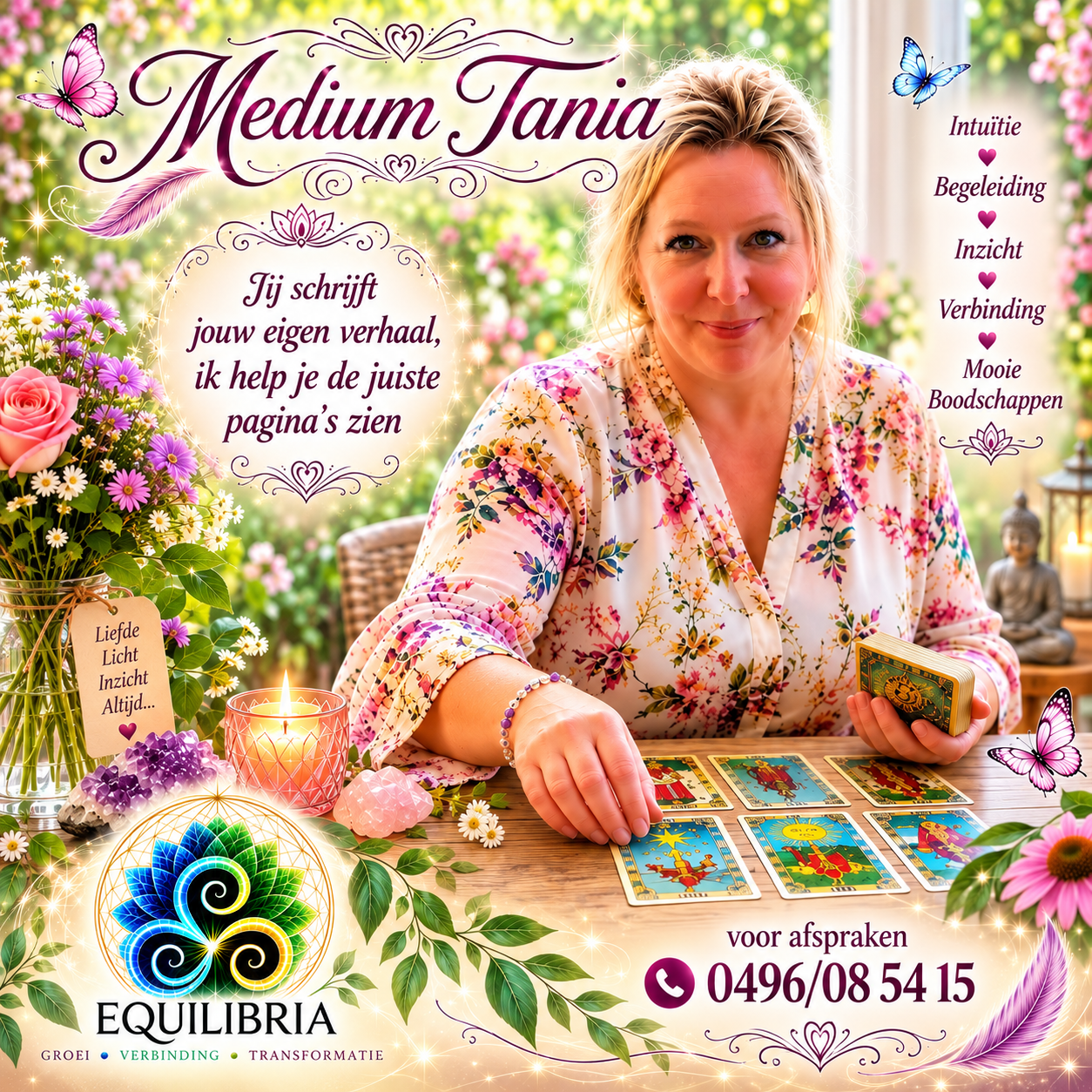 Medium Tania — Intuïtie, begeleiding, inzicht & mooie boodschappen — jij schrijft je eigen verhaal