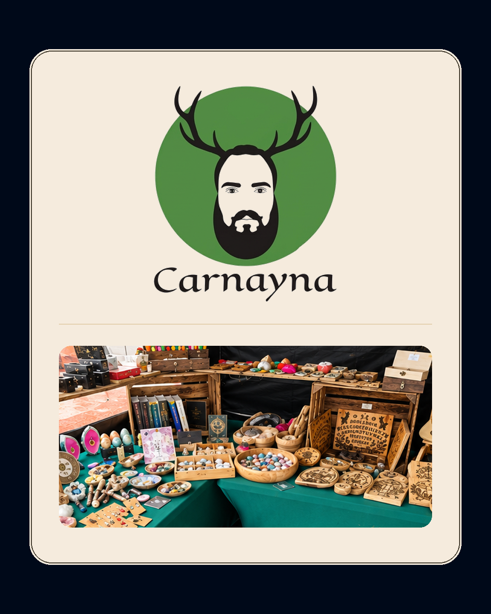 Carnayna — Gegraveerde houtproducten, kristallen & spirits